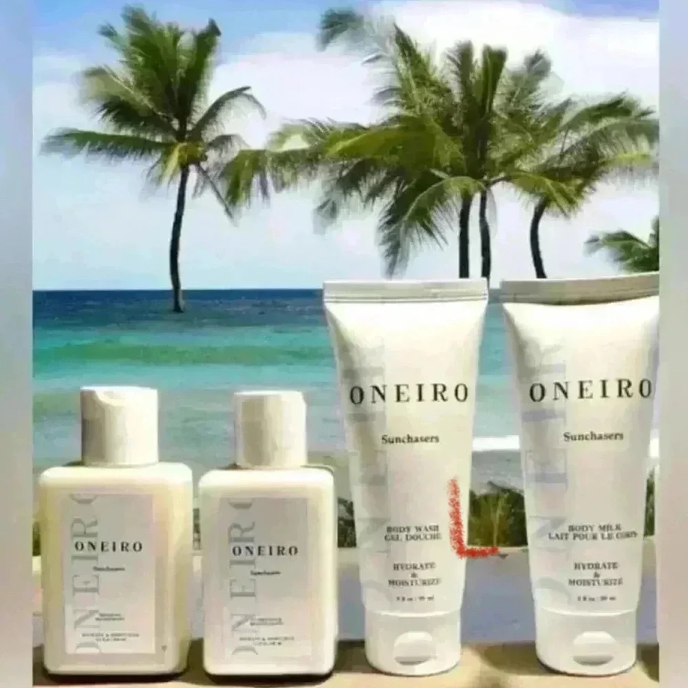 Oneiro Sunchasers 2 Travel Sets w/ 2 Cases MSRP $120 NEW